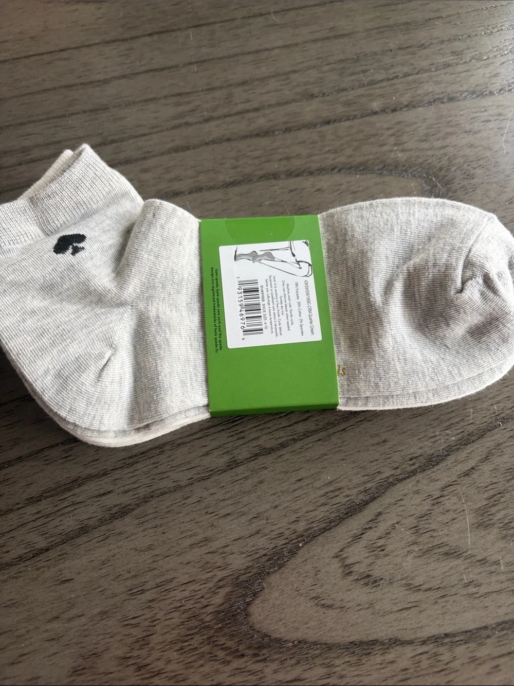 kate spade Cream Socks with Lemon Fruit Motif